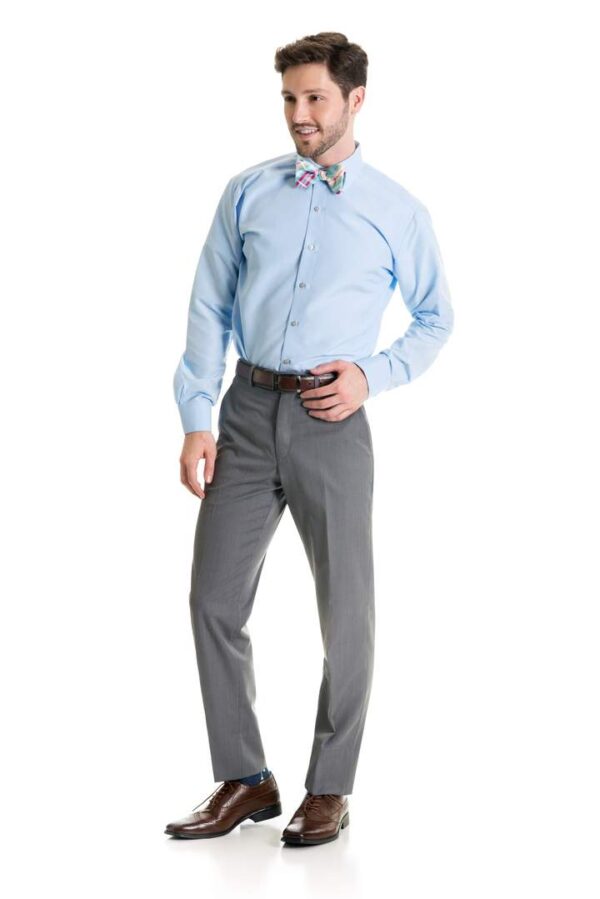 Light Grey Slim Fit Suit Pants Style No. N8GP - 32 Regular