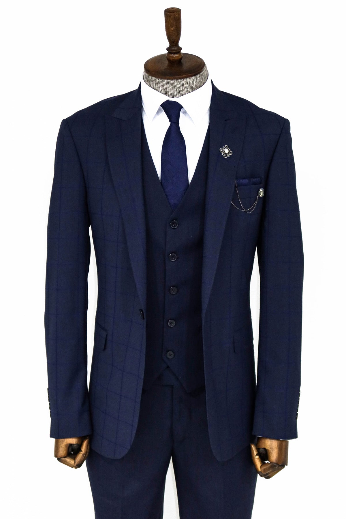 Buy online Blue Solid Three Piece Suit from top wear for Men by Raymond for  ₹7600 at 60% off | 2024 Limeroad.com