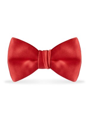 Solid Ferrari Red Bow Tie