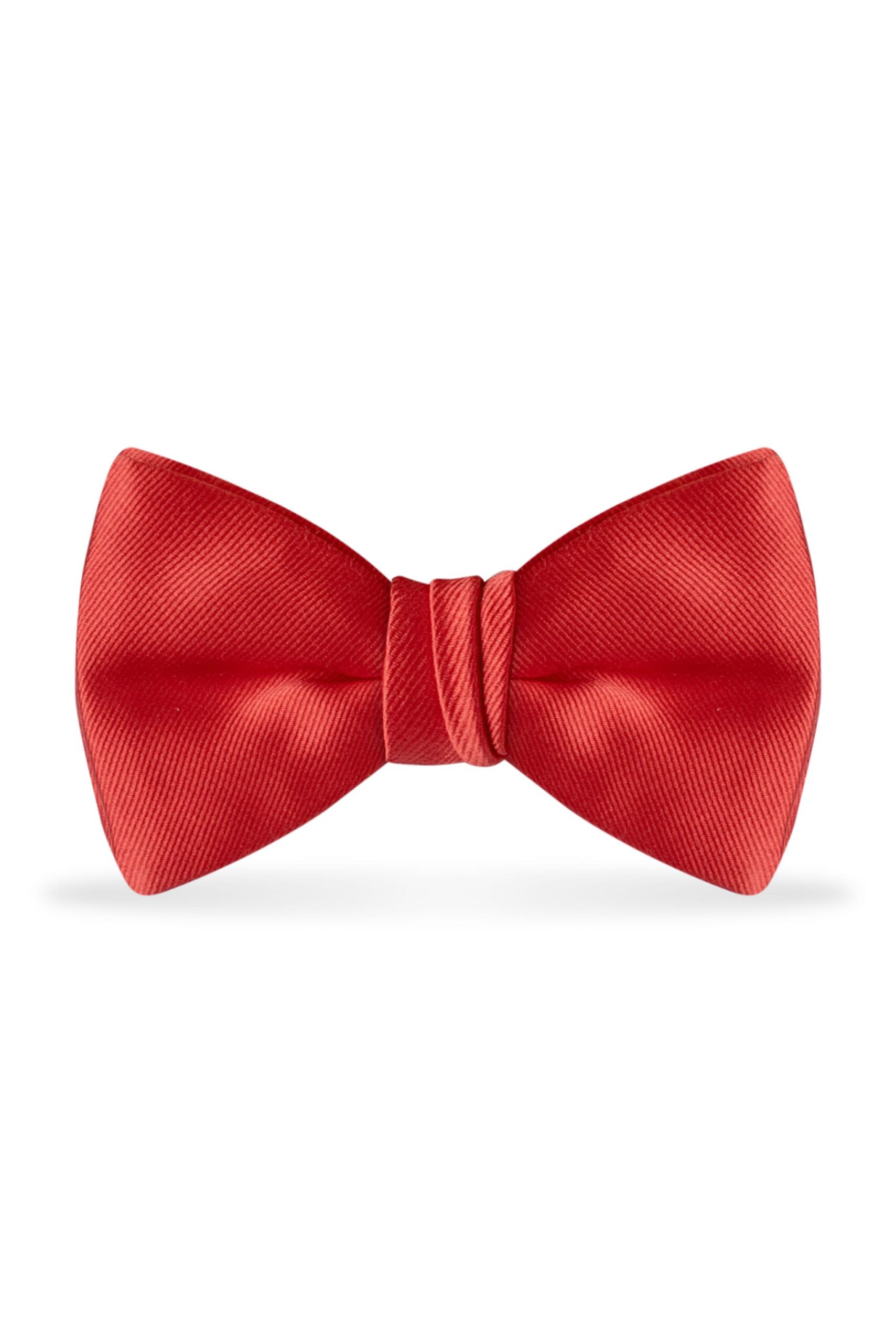 Solid Ferrari Red Bow Tie