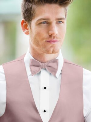 Solid First Blush Bow Tie
