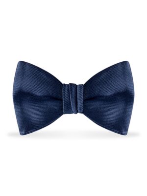 Solid Navy Bow Tie