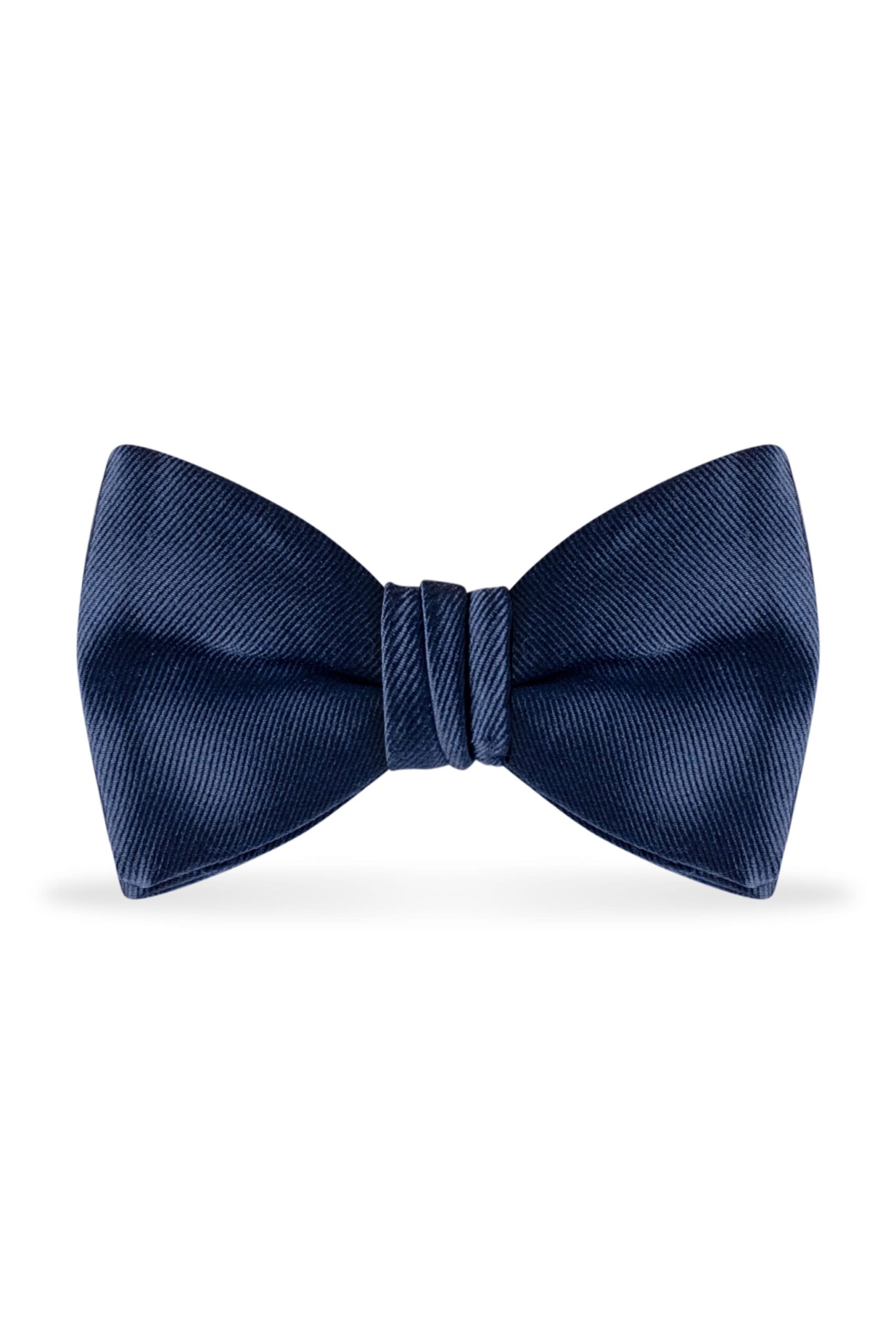 Solid Navy Bow Tie 1