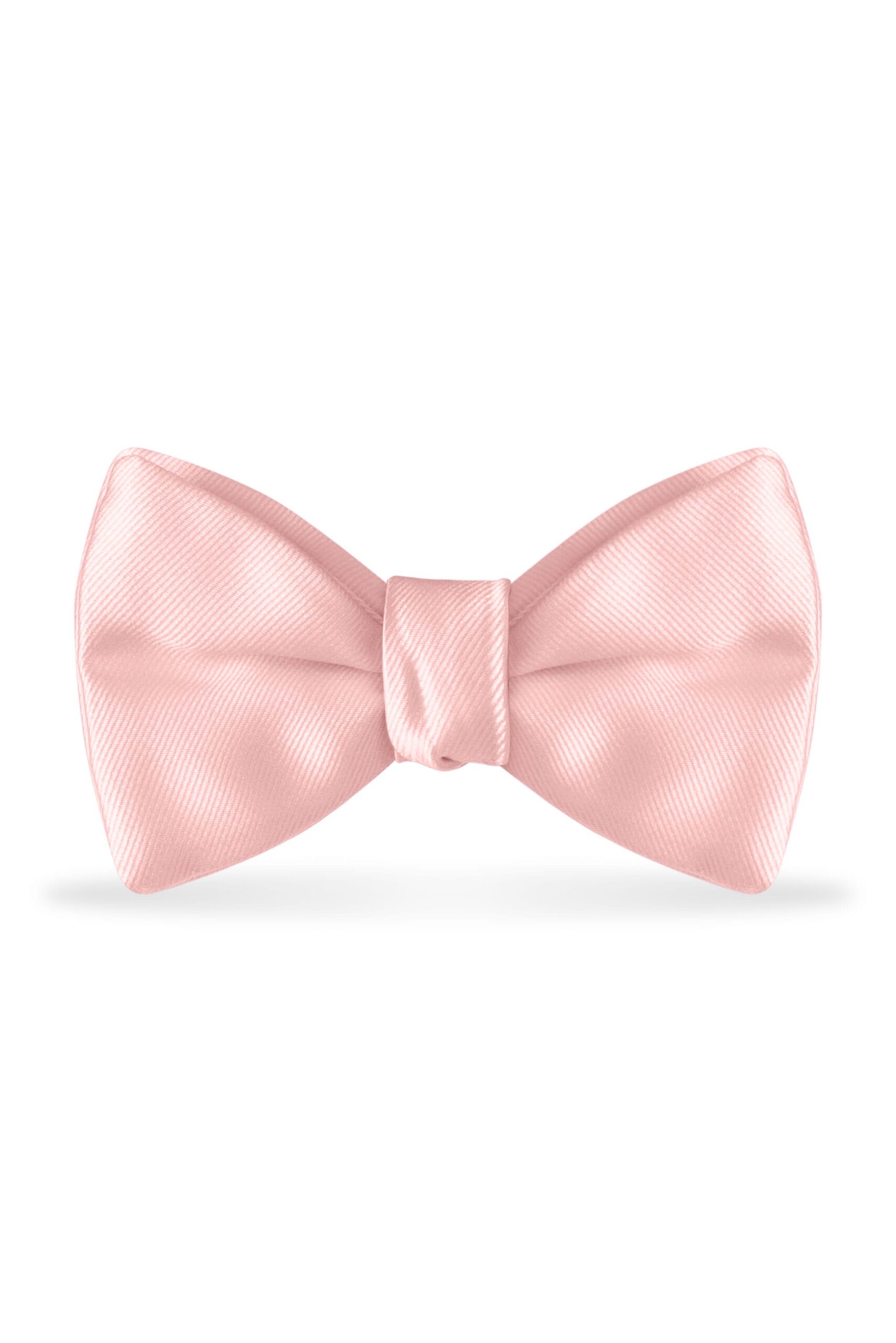 Solid Rose Petal Bow Tie