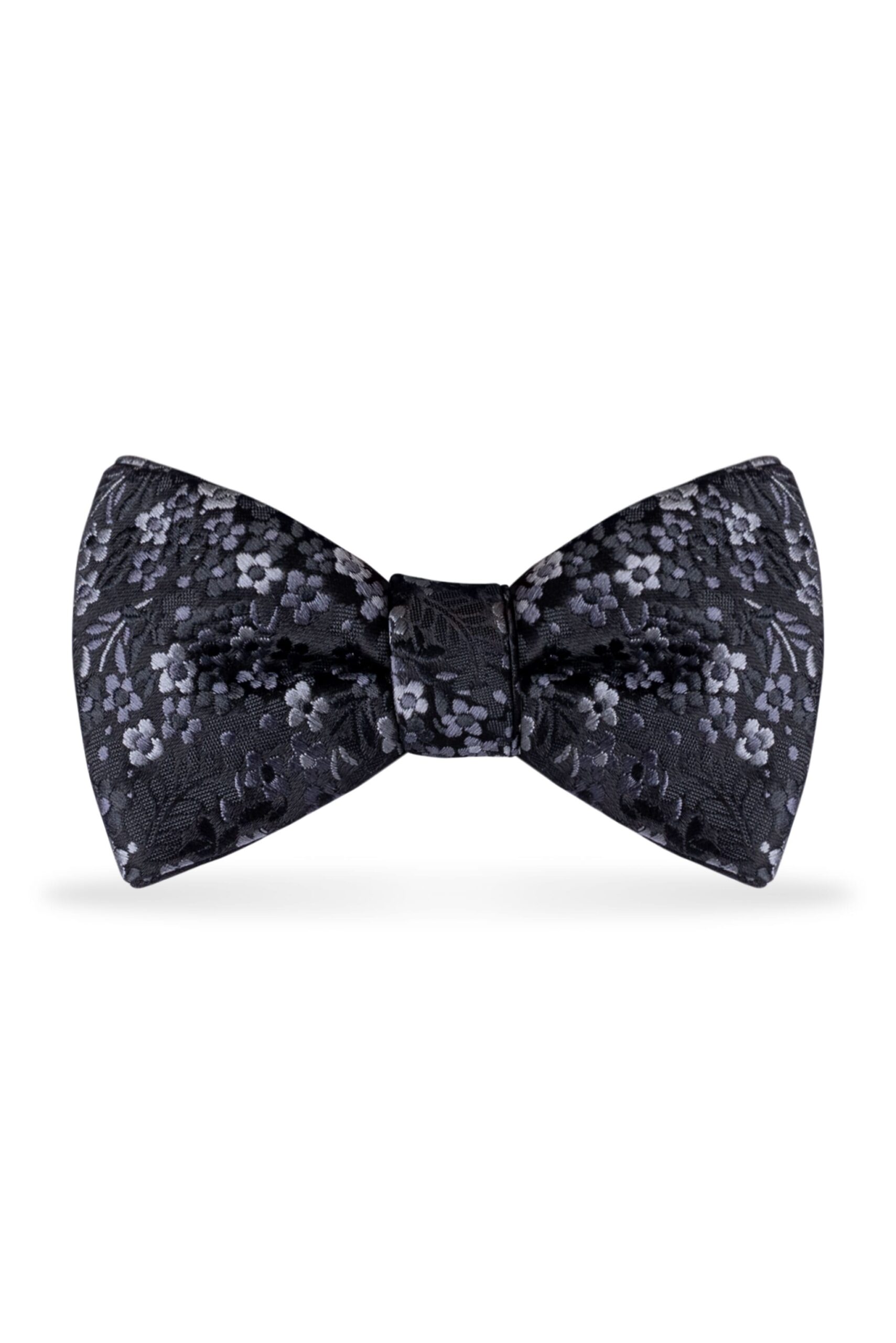 Floral Black Bow Tie 1