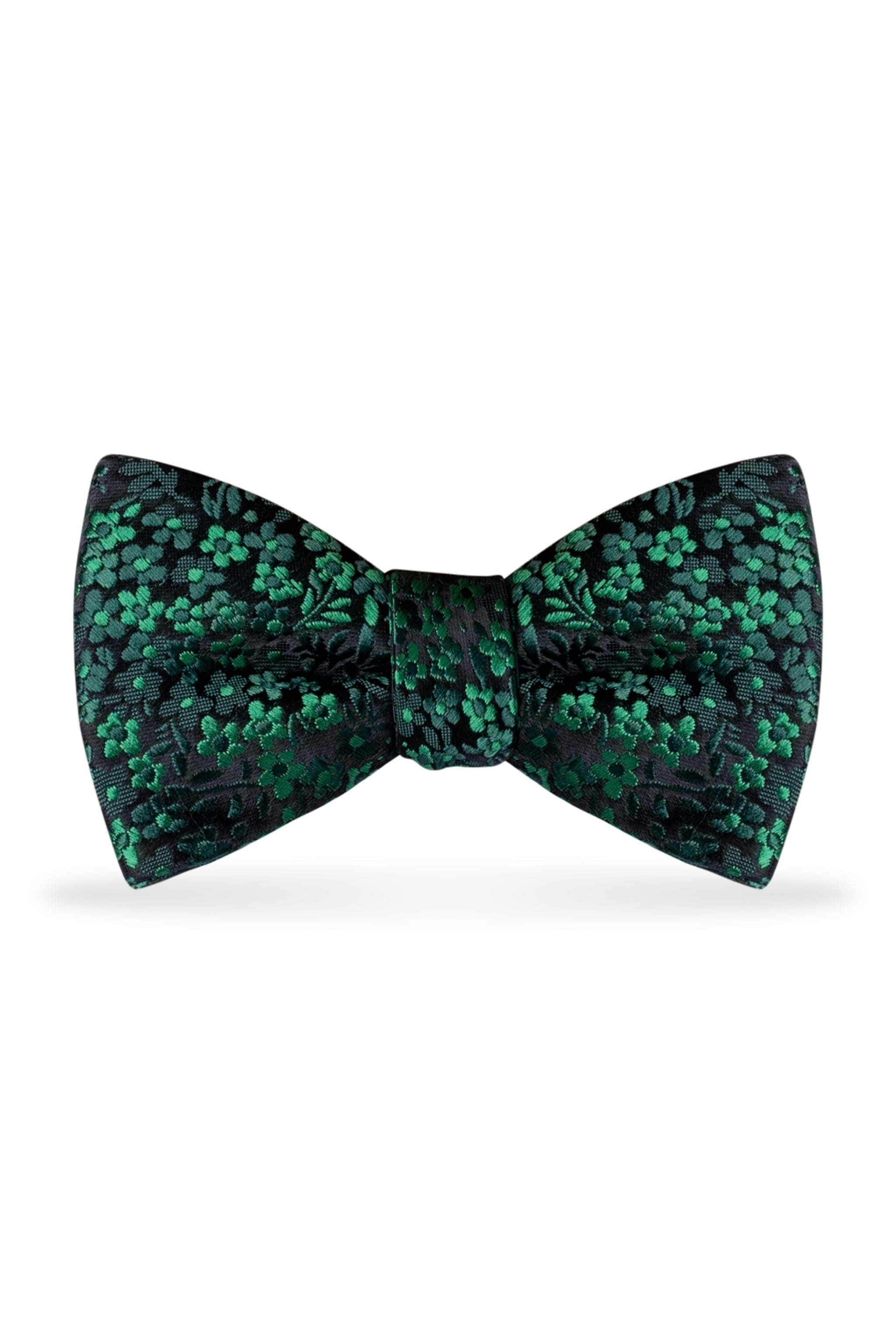 Floral Emerald Bow Tie
