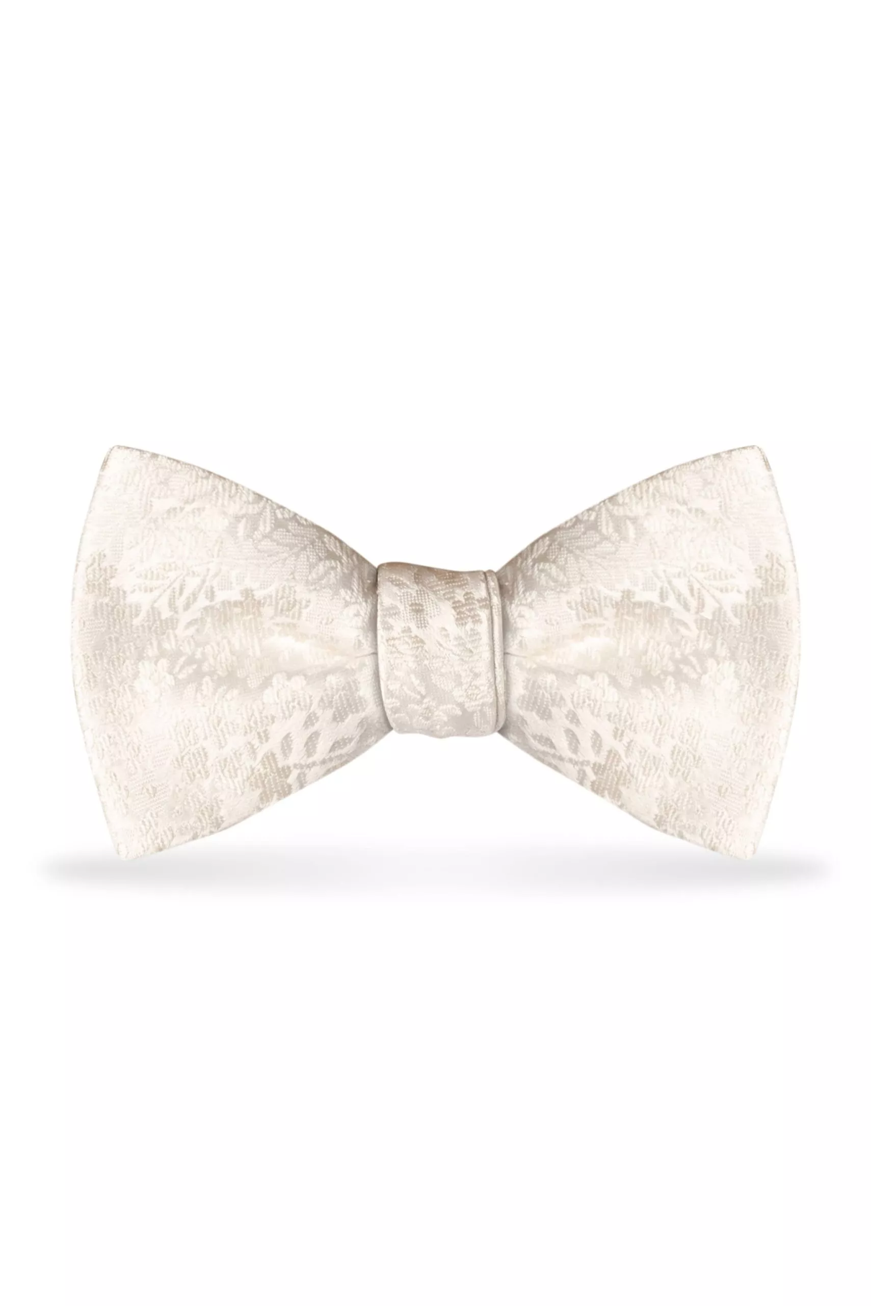 Floral Ivory Bow Tie