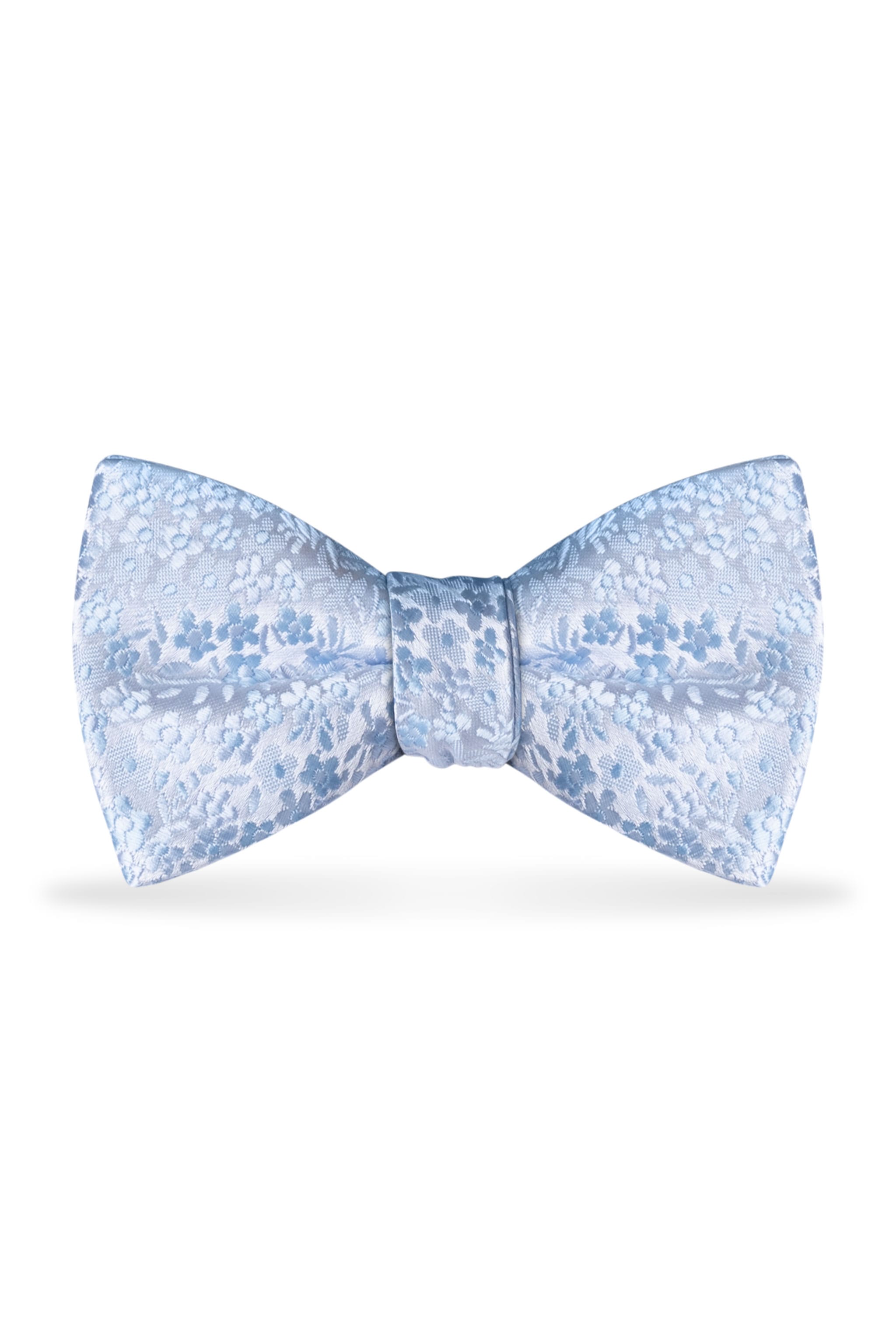 Floral Lite Blue Bow Tie