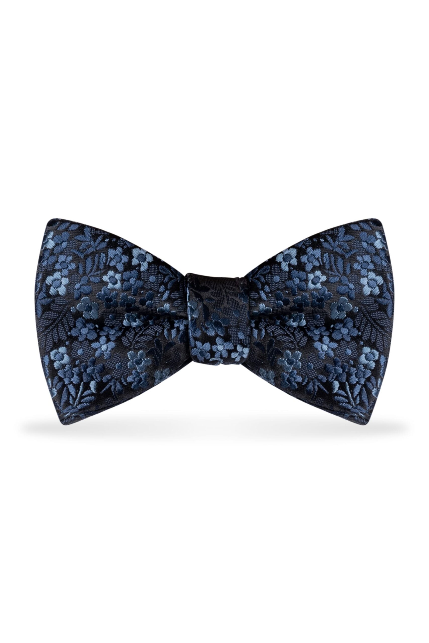 Floral Navy Bow Tie 1