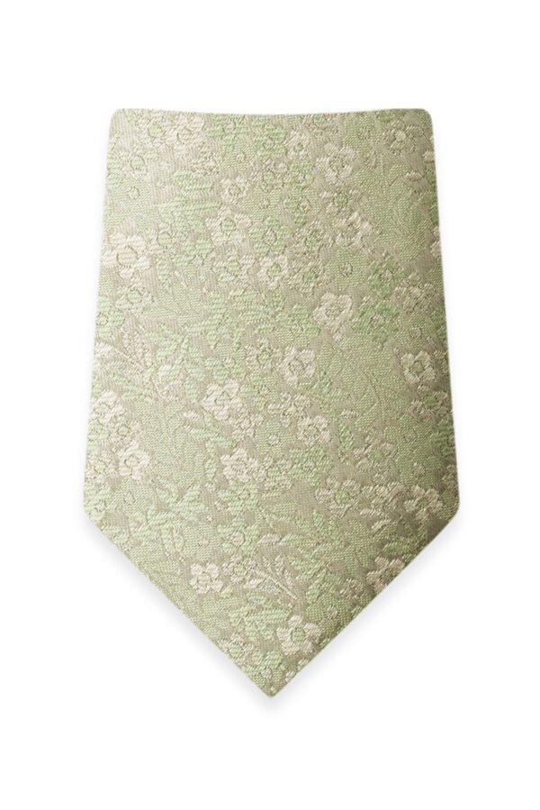 Floral Sage Self-Tie Windsor Tie