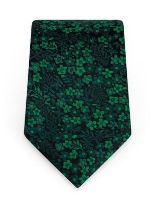 Floral Emerald Self-Tie Windsor Tie