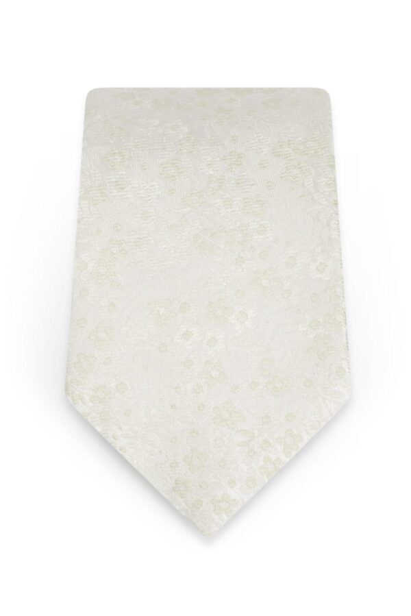 Floral Ivory Self-Tie Windsor Tie