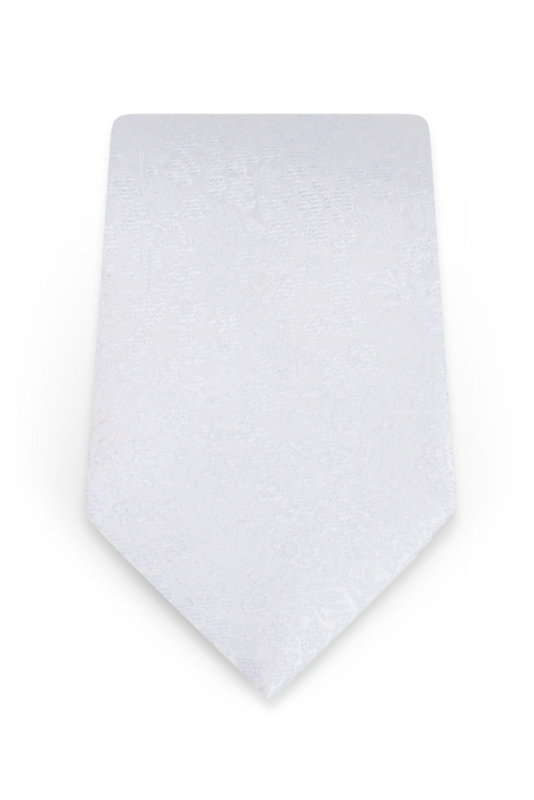 Floral White Self-Tie Windsor Tie