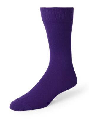Purple Men's Dress Socks