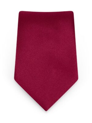 Solid Apple Red Self-Tie Windsor Tie