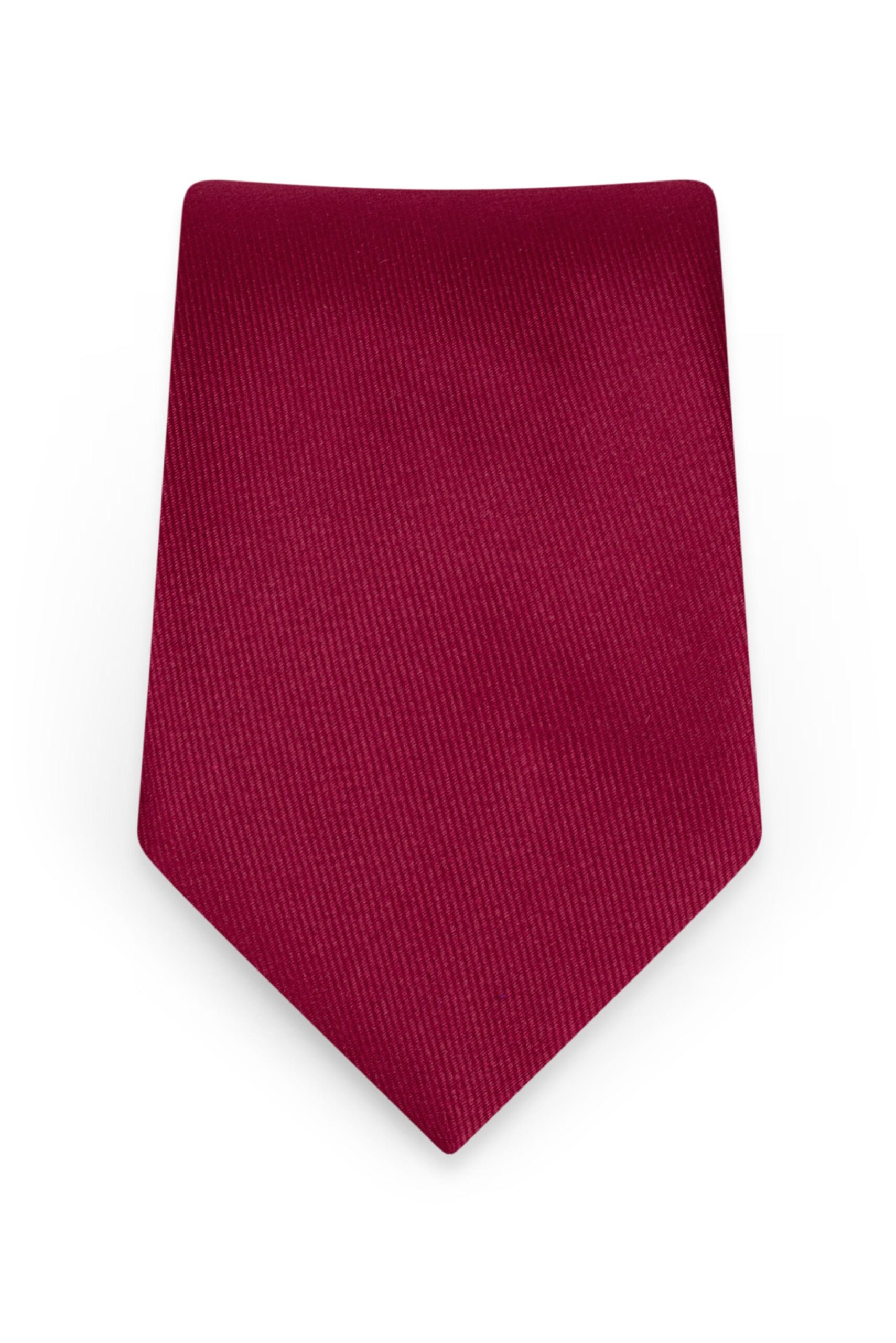 Solid Apple Red Self-Tie Windsor Tie