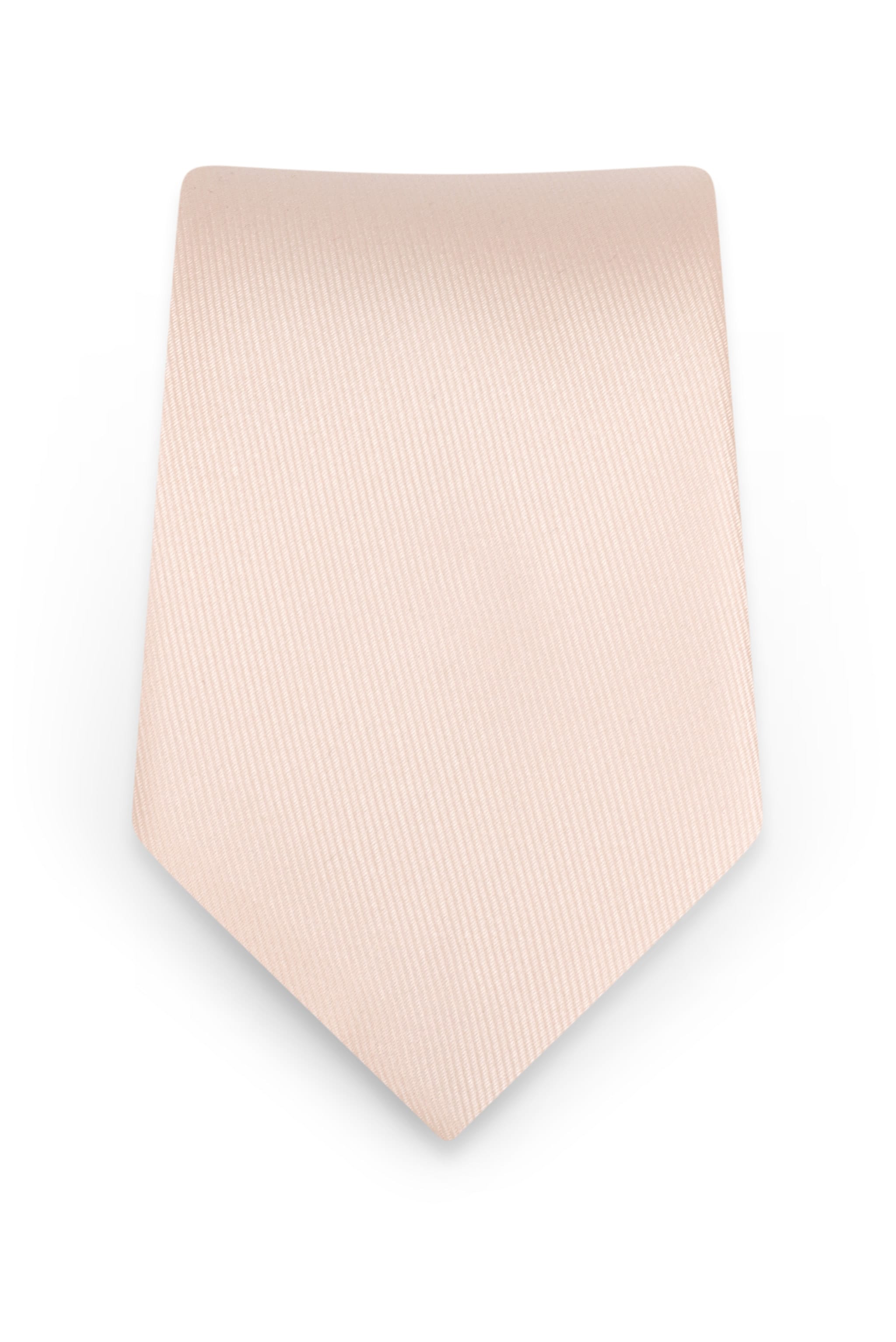 Solid Blush Self-Tie Windsor Tie