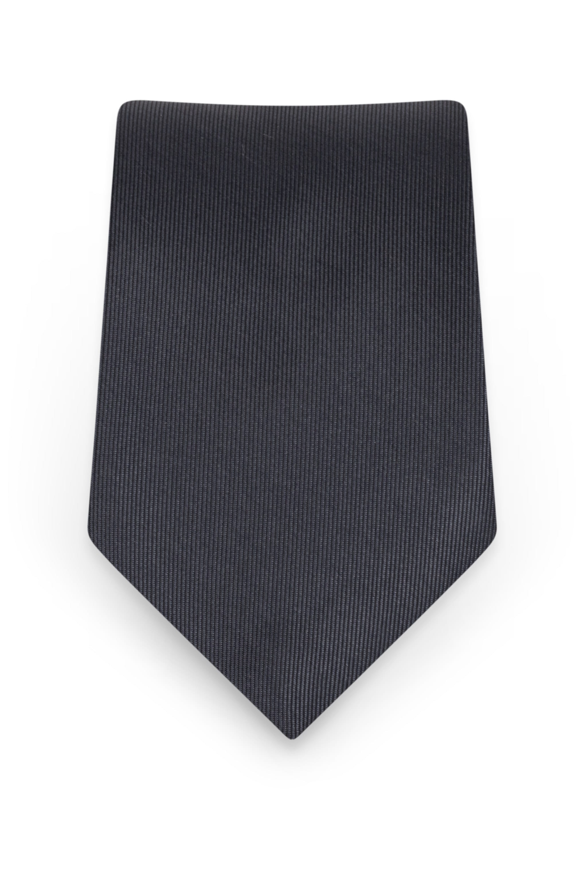 Solid Charcoal Self-Tie Windsor Tie