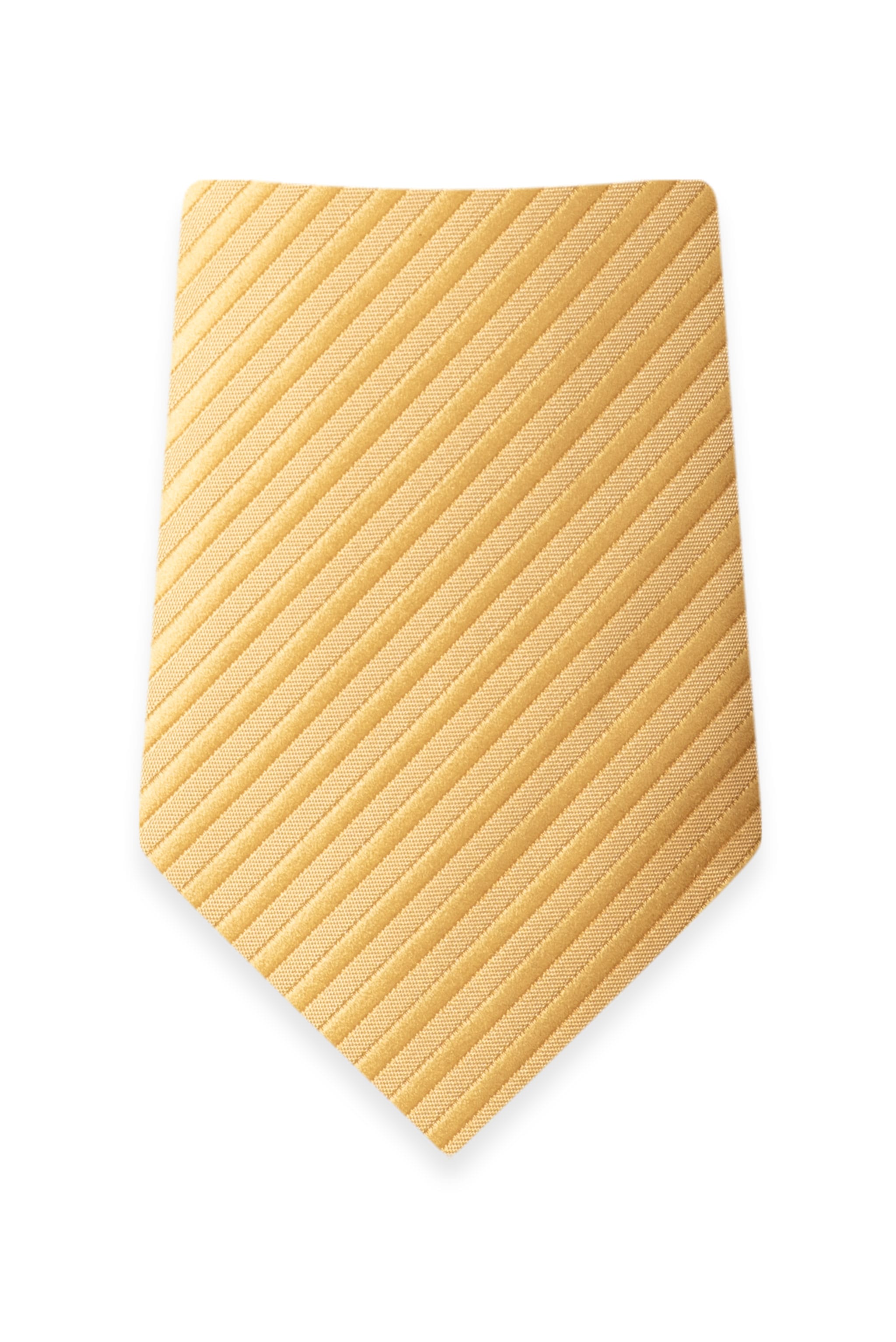 Striped Gold Self-Tie Windsor Tie
