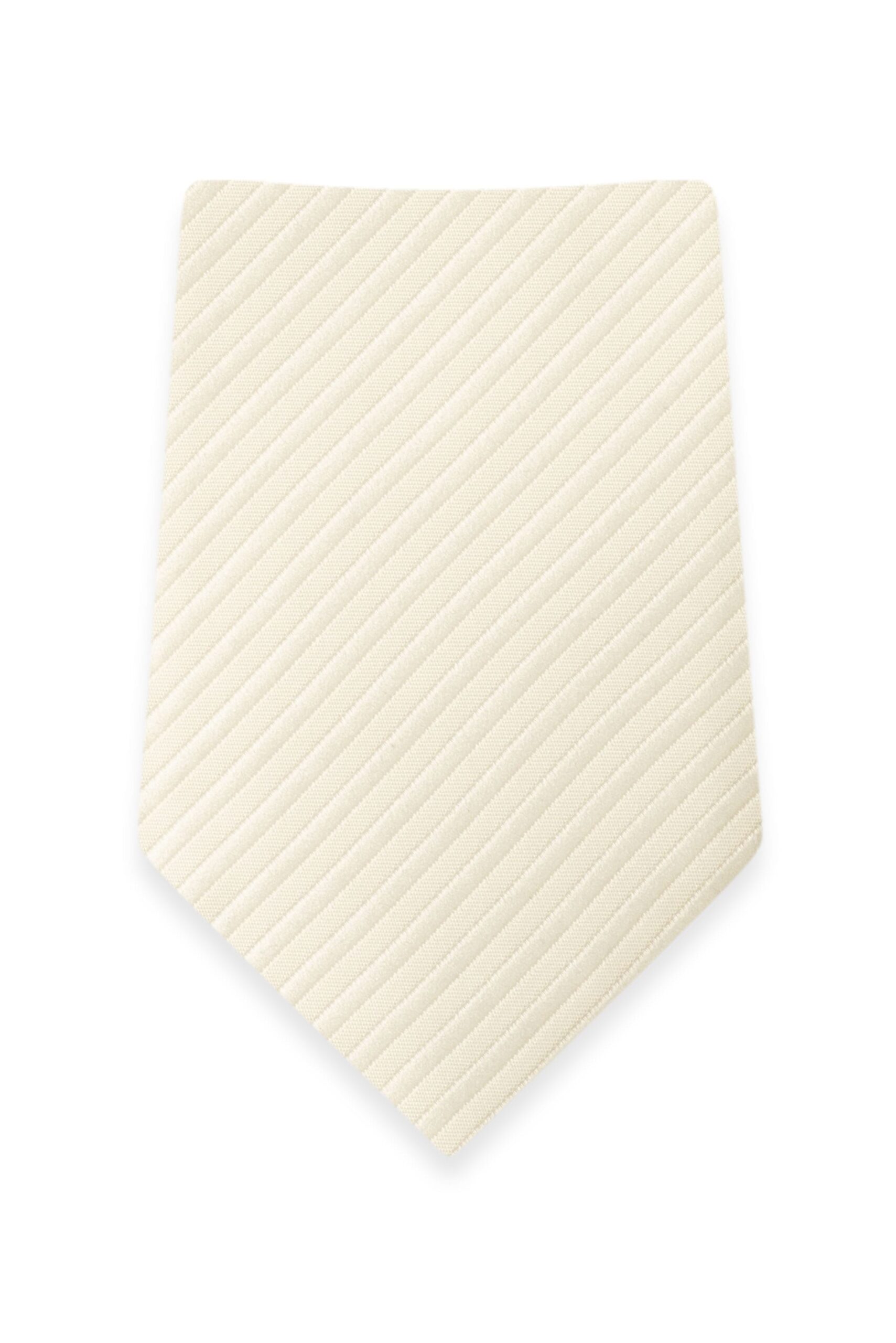 Striped Ivory Self-Tie Windsor Tie 1