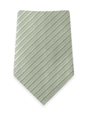 Striped Sage Self-Tie Windsor Tie