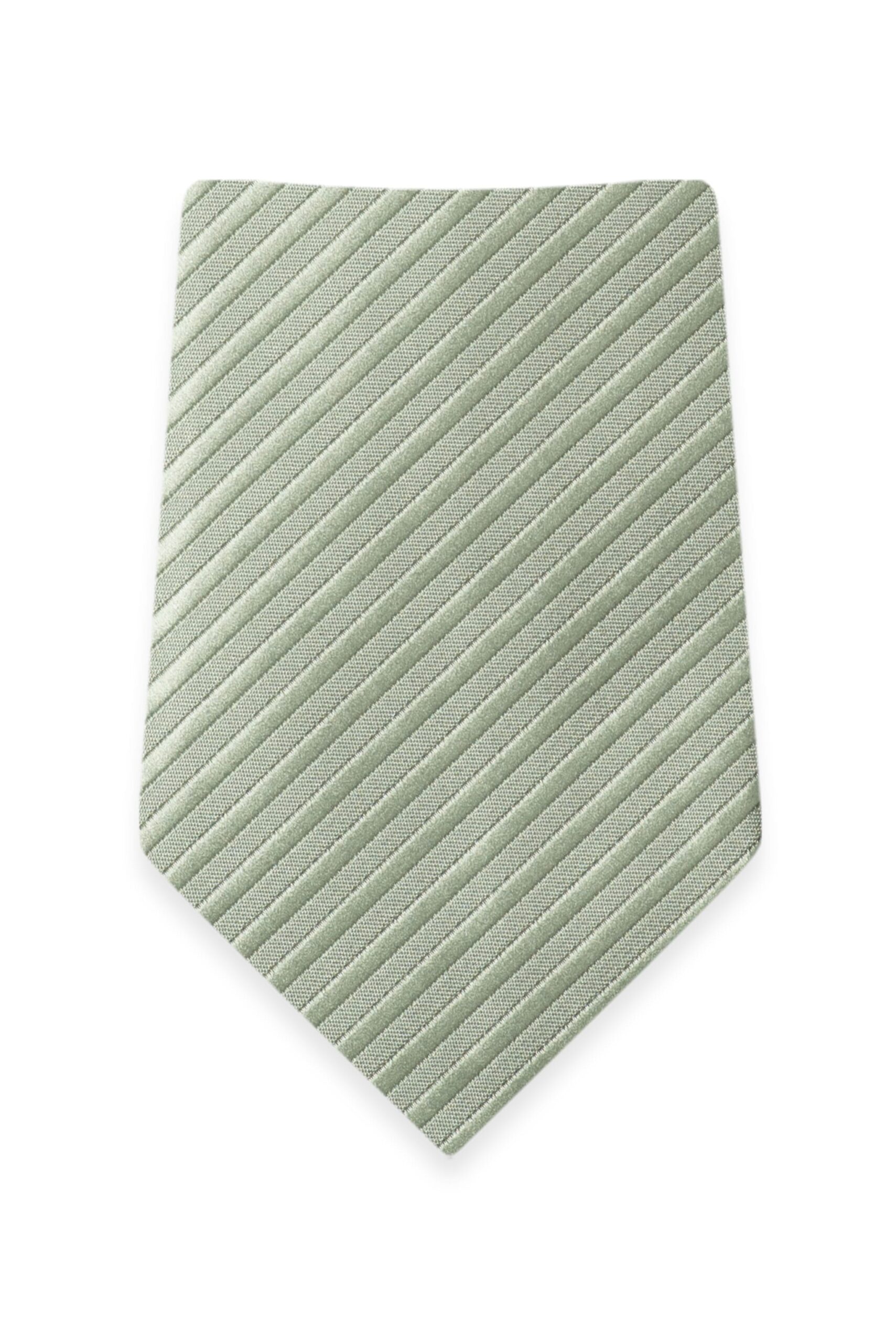 Striped Sage Self-Tie Windsor Tie 1