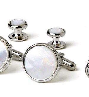 Genuine Mother of Pearl Classic /Silver Formal Set