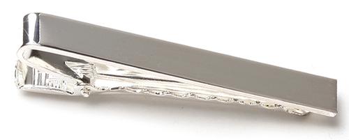 50mm Hi Polished Rhodium Tie Bar /Import(can be engraved)  1