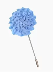 Turquoise/ Lt Blue Carnation Flower Lapel Stick Pin /Boxed/Import