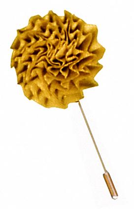 Gold Carnation Flower Lapel Stick Pin /Boxed/Import
