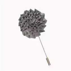 Gray Carnation Flower Lapel Stick Pin /Boxed/Import