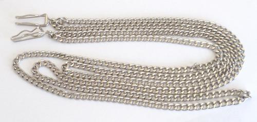 Dbl Strand Zoot Suit Chain / SILVER 30 & 48 =78 inches / Import/ /bulk 1
