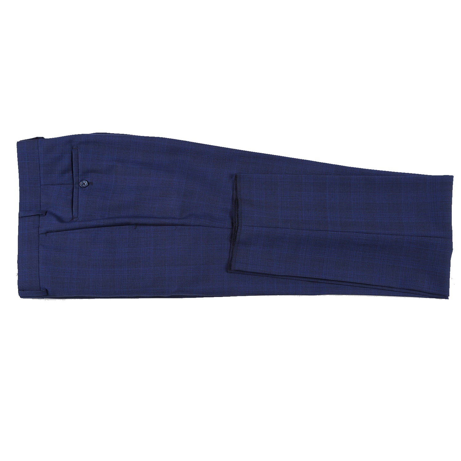 English Laundry Midnight Blue Check Wool Suit 10