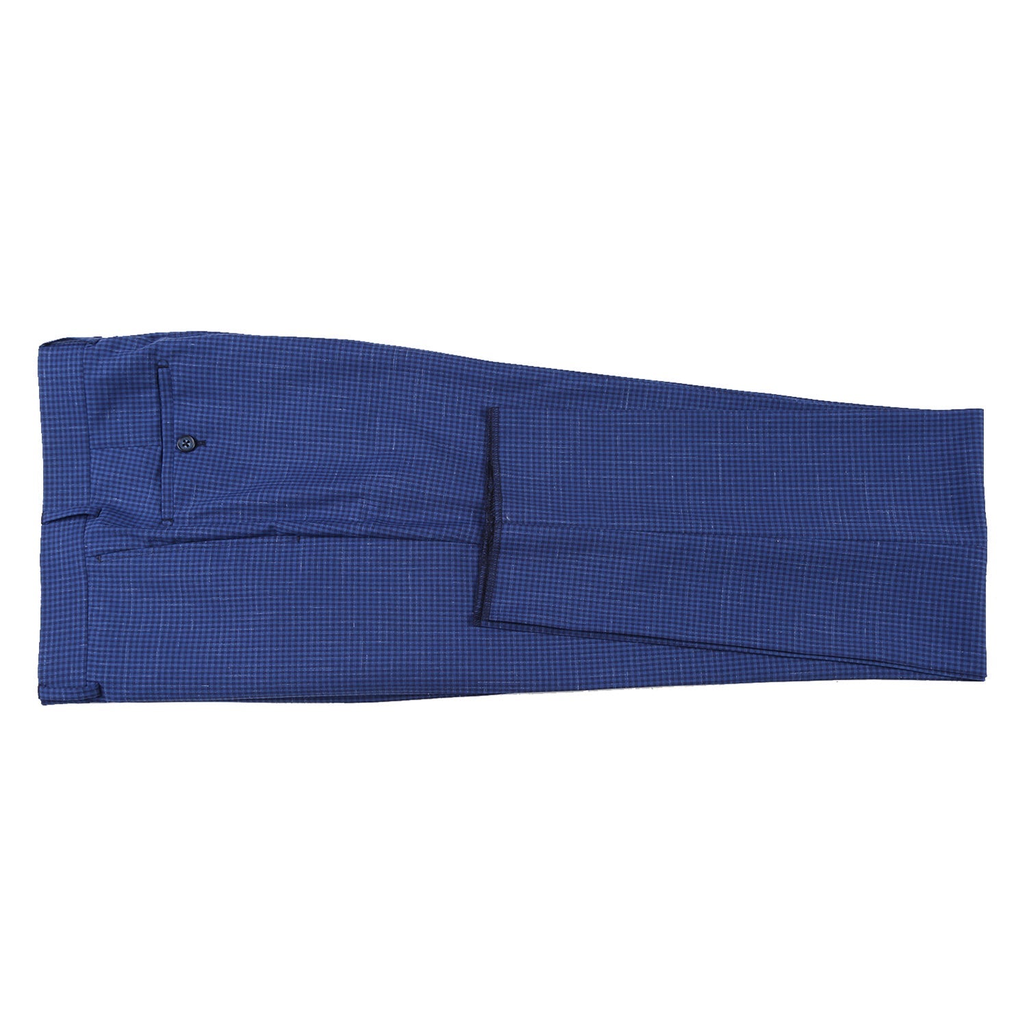 English Laundry Blue Mini-Check Wool Suit 9