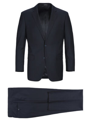 Men's 2-Piece Classic Fit Wool-Cashmere & Silk Suit