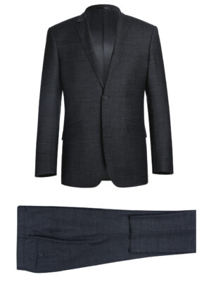 Men's Two Piece Slim Fit Wool Blend Suit
