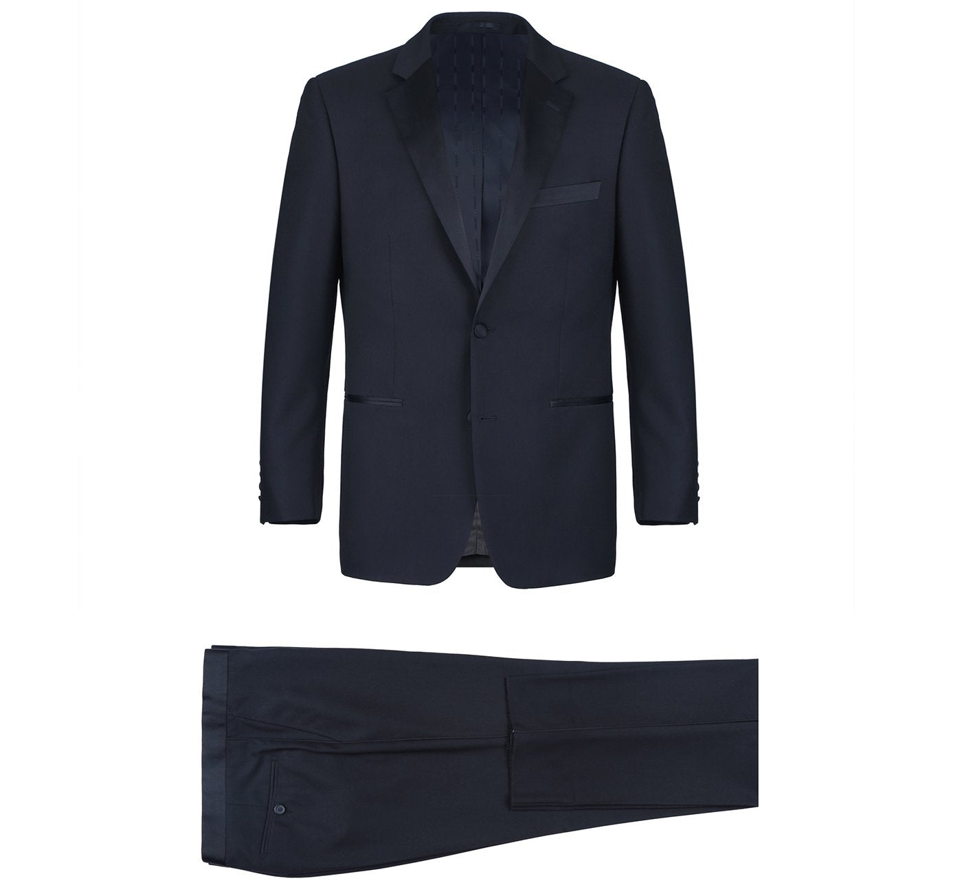 Men’s 2-Piece Classic Fit Notch Lapel Tuxedo Suit 1