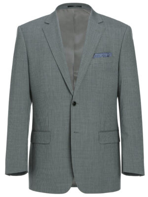 Men's Classic Fit Sport Coat 100% Wool Premium Plaid Blazer
