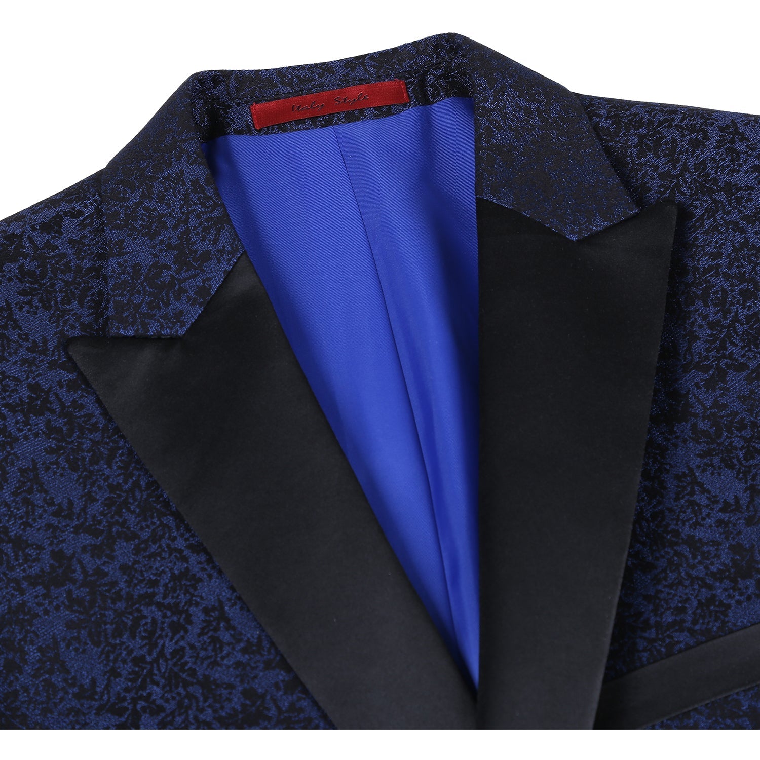 Men’s Slim Fit Dark Blue Tuxedo Blazer 4