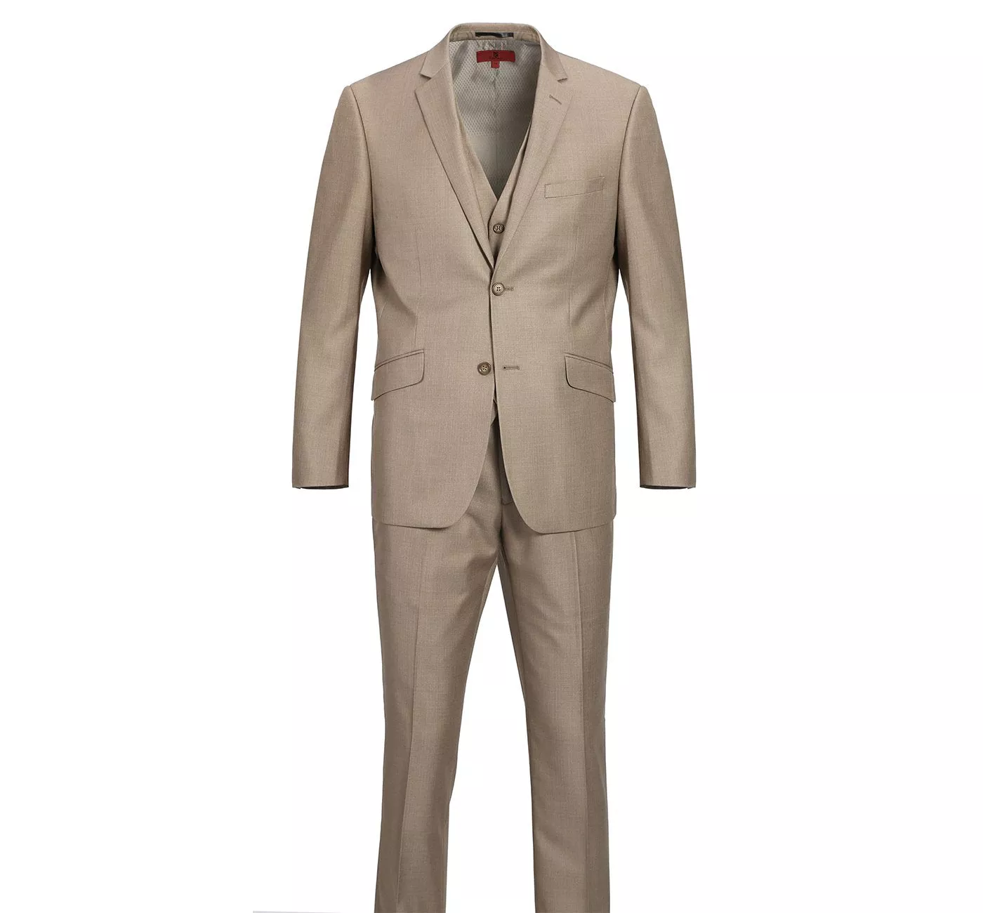Men's Slim Fit 2-Piece Single Breasted 2 Button Suit