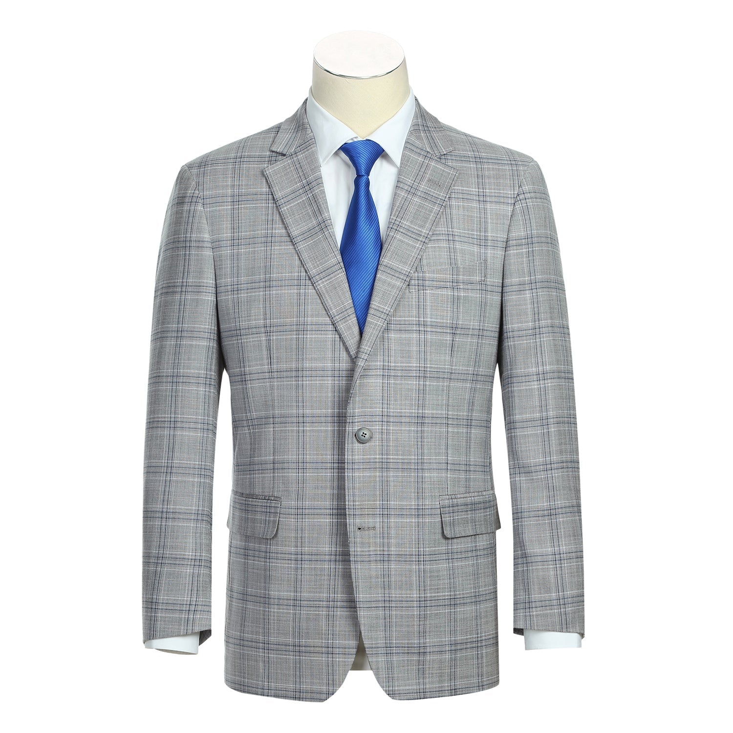 Men’s Classic Fit Checked Suits 1
