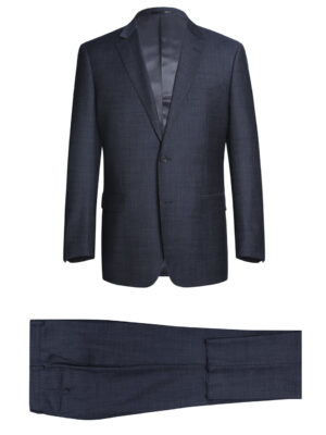 Men's Two Piece Classic Fit Wool Blend Suit