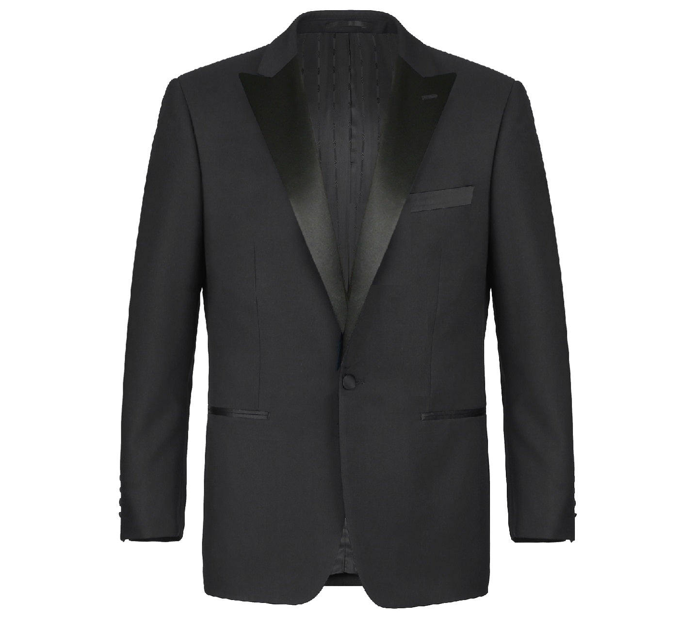 Men's Tuxedo Peak Lapel Dress Suit