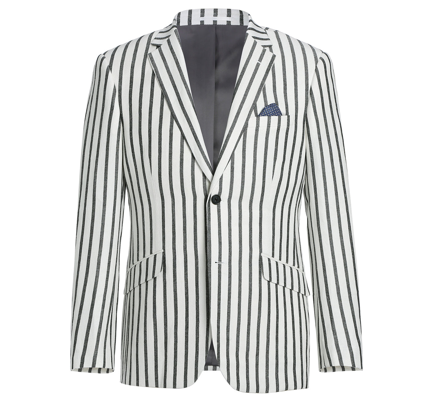 Men's Summer Soft Blazer Slim Fit Linen-Blend Sport Coat