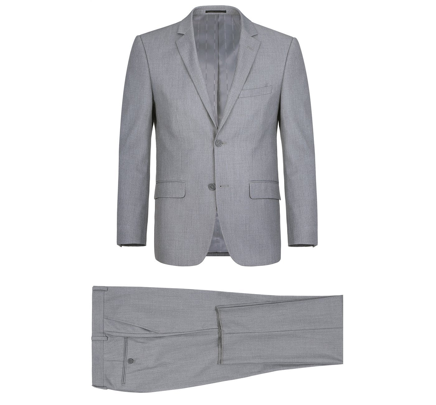 Men’s 2-Piece Single Breasted 2 Button Suit 1