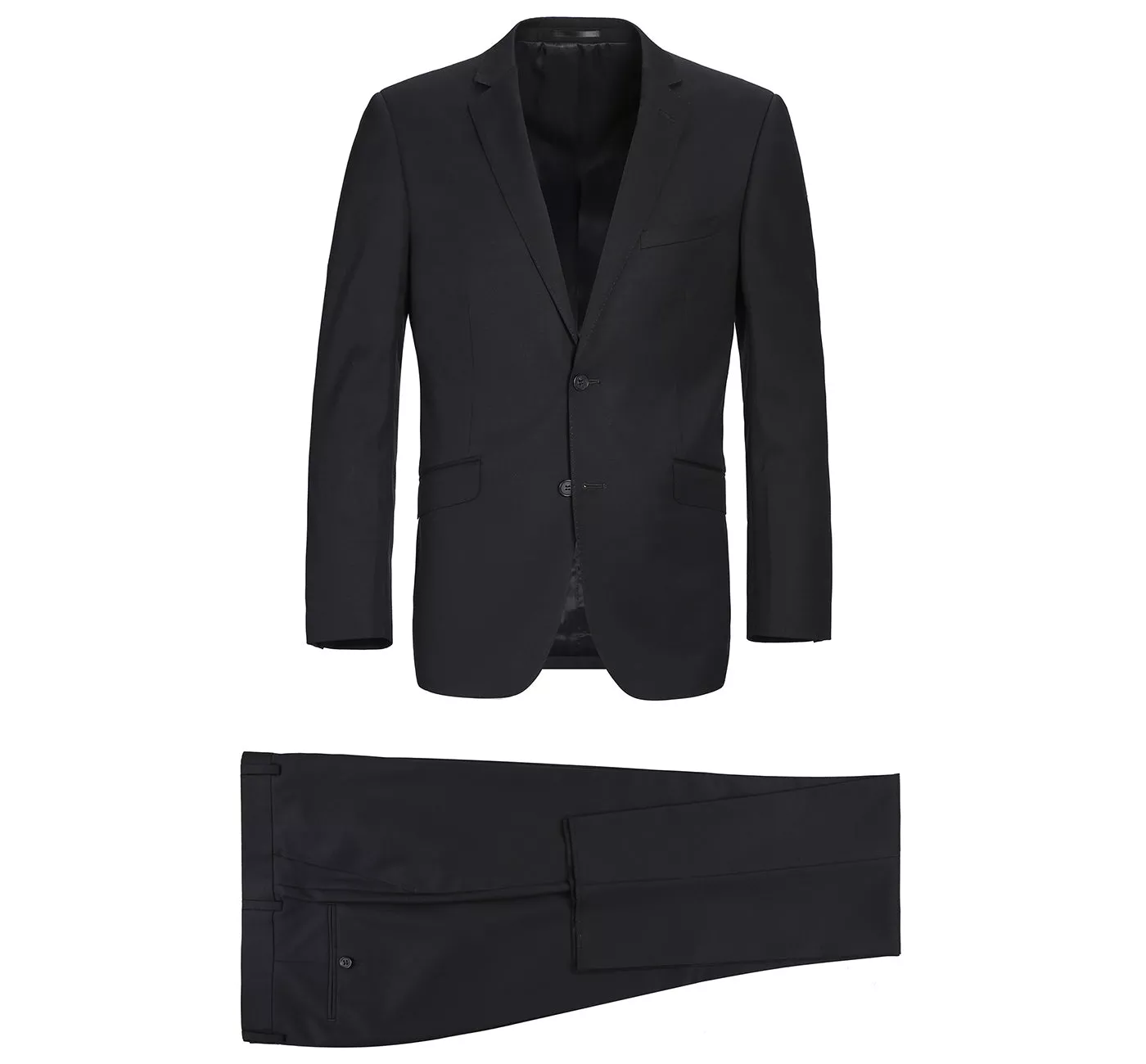 Men’s Slim Fit Suit in Virgin Wool with Nano Tech 1