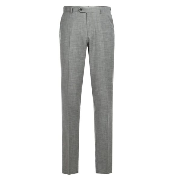 Men's Slim Fit Notch Lapels Gray Solid Suits