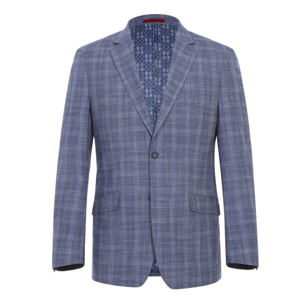 Men's Slim Fit Checked Suits