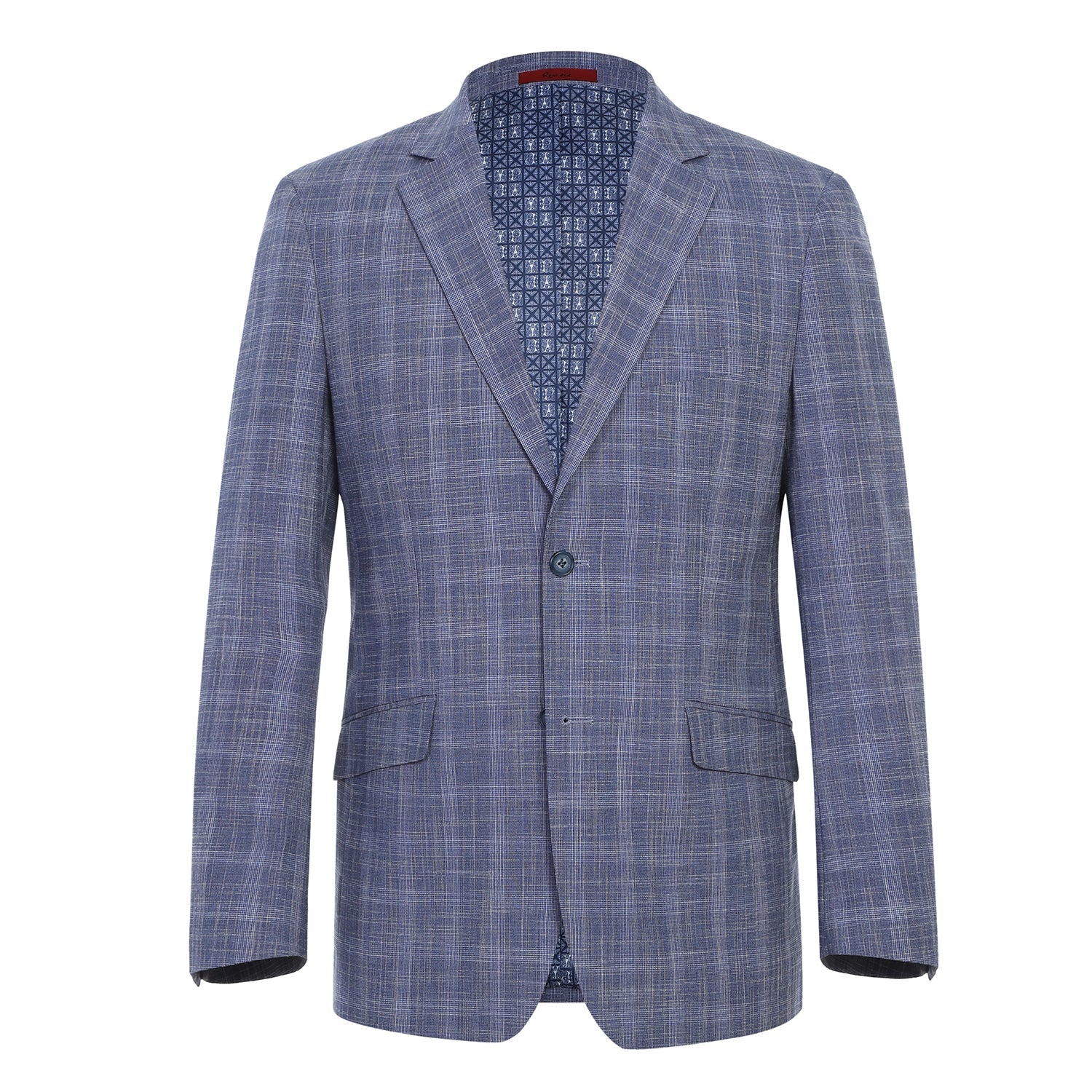 Men’s Slim Fit Checked Suits 2