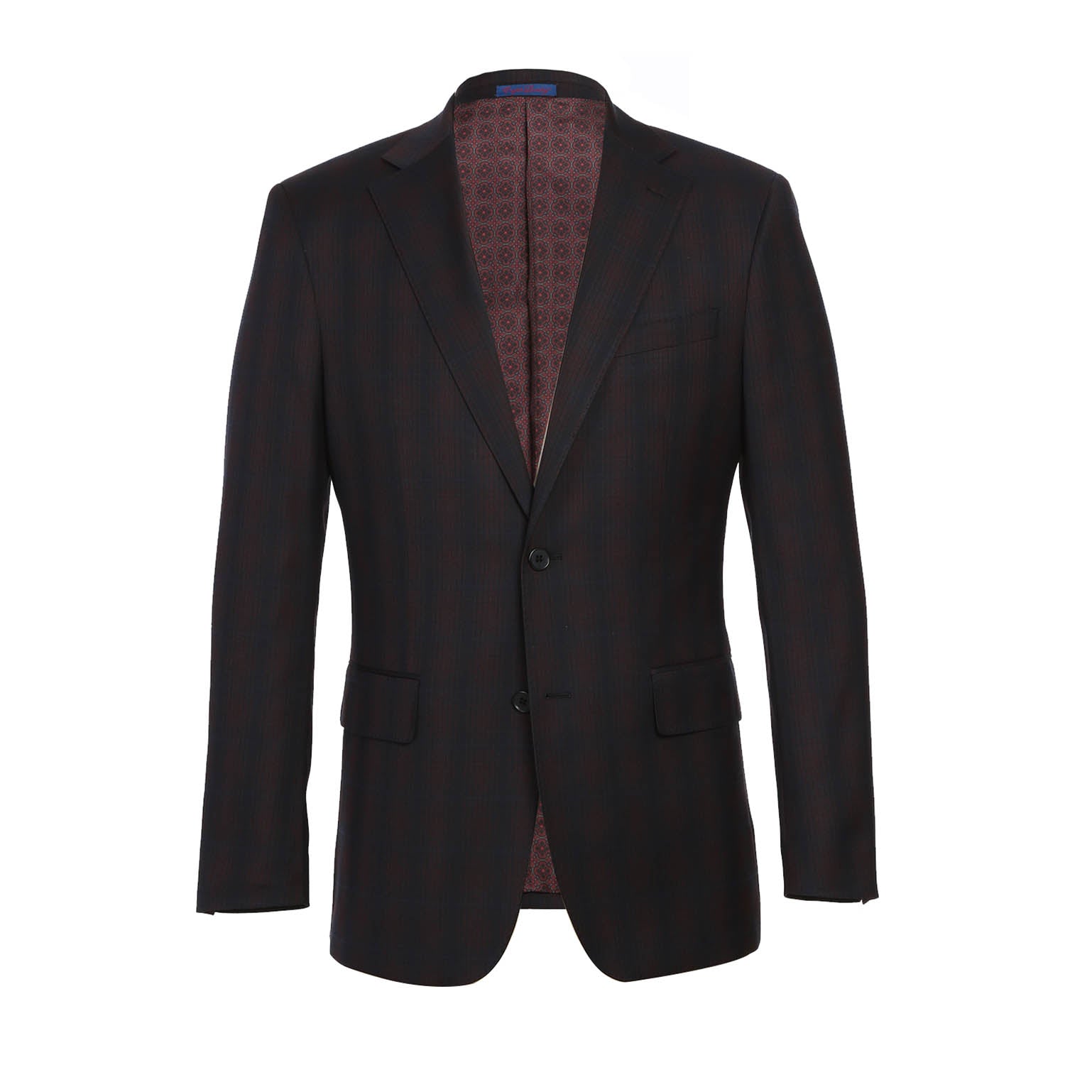 English Laundry Coffee with Red Check Suit 2